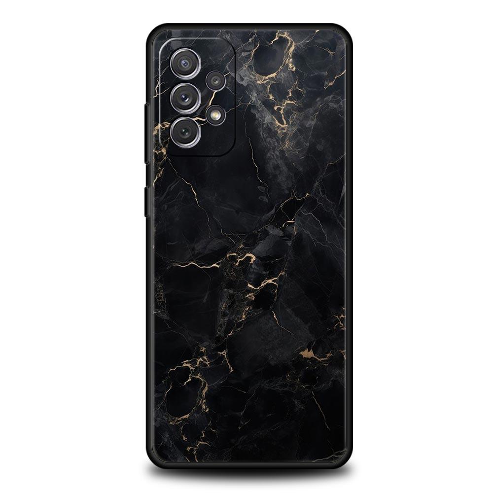 Phone Case For Samsung Galaxy A15 A13 A51 A71 A41 A31 A21S A03S A05 A35 A55 A23 A25 A33 A53 A73 5G Cover Fashion Marble Pattern