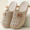 Women Summer Beach Hole Sandals Female Green Soft Sole EVA Clogs 2024 Fashion Lady Non-slip Outdoor Slippers