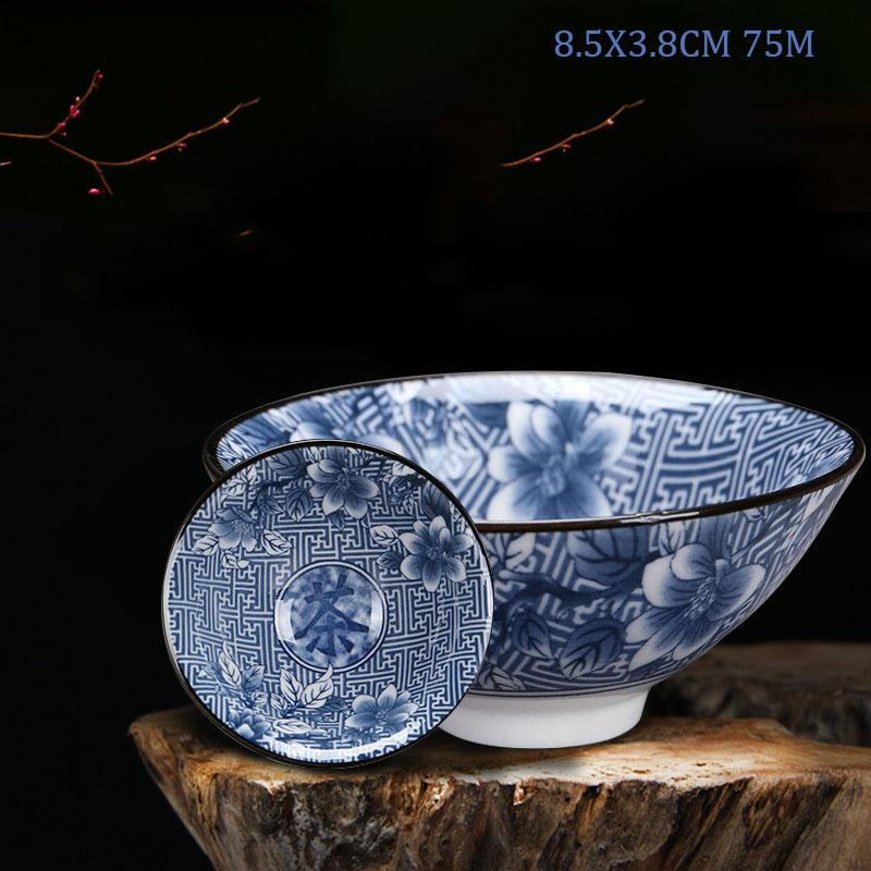 Retro Chinese Ceramic Tea Set Tea Set Small Tea Cup Single Cup Blue and White Porcelain Cup Chazhan Personal Cup Bowl Master Cup