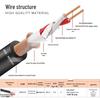 AVSSZ FX3 Gold-Plated XLR L-Shaped Microphone Cable, Short Male to Female Audio Connector