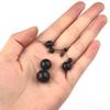 50/100pcs Plastic Eyes for Needle Felting Dolls Poke Teddy Bears 4-14mm Black Beans Eyes for DIY Doll Eyes