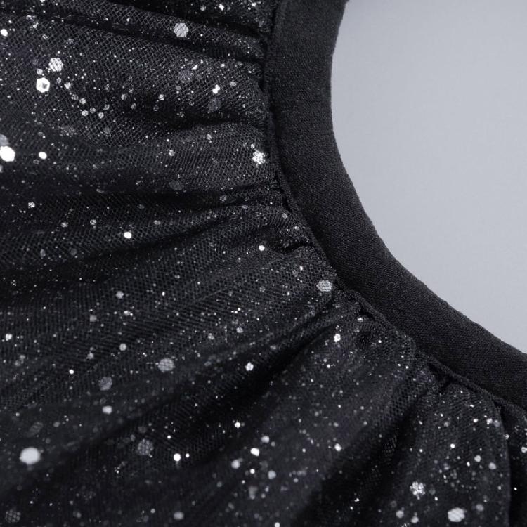 Multiuse Mesh Jabot Collar Vintage Victorian Costume Collar Cosplay Accessory Decorative Collar for Stage Performers