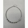Geometric Tiger Eye Stone Necklace For Men And Women With Stainless Steel Chain For Fashion Enthusiasts