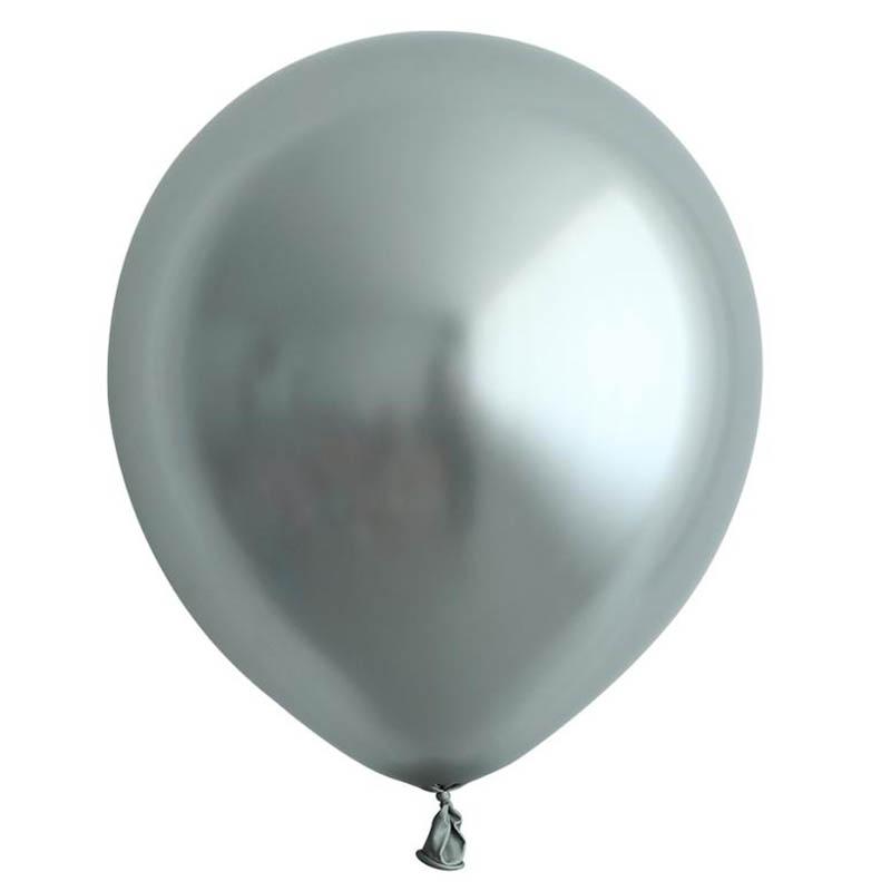 T02C!Gray White Balloon Garland Kit Metallic Silver Aluminium Foil Balloon Wedding Birthday Party Baby Shower Decoration