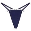 Thong female sexy hollow hot small chain pure cotton crotch breathable low waist women's underwear