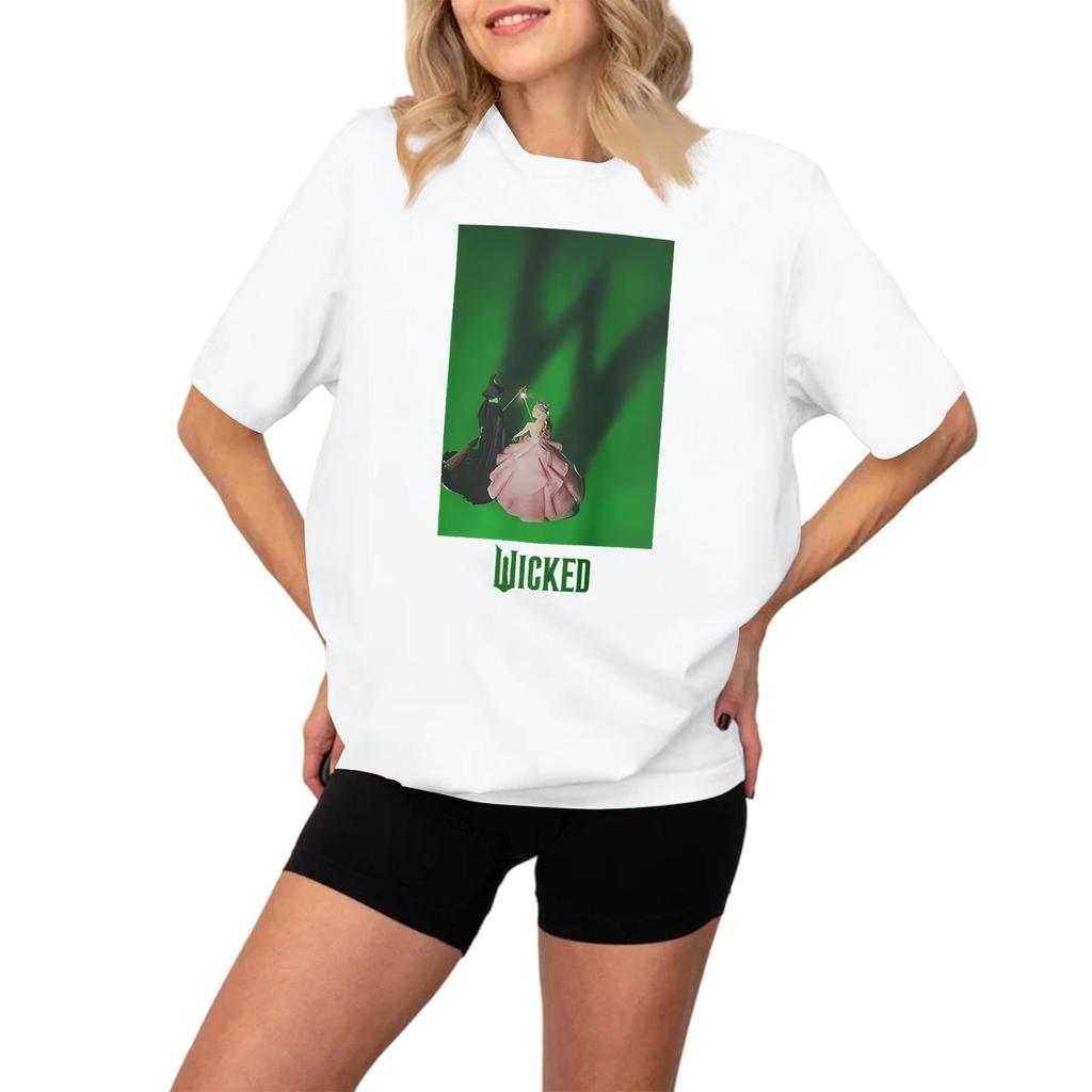 Women's Fashionable And Casual Long Sleeve Printed Short-Sleeved Top