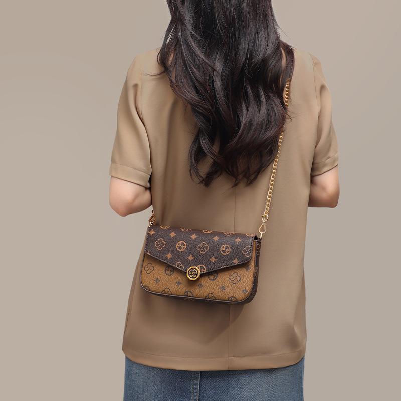 Bag Women'S Bag Summer Versatile Shoulder Crossbody Bag Small Bag Chain Mom Bag Shoulder Envelope Bag
