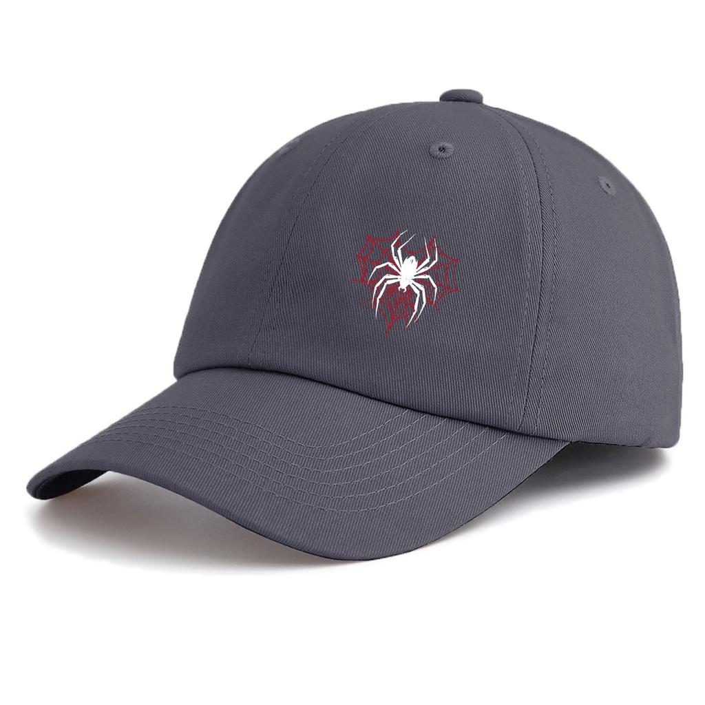 1pc Spider Print Baseball Cap for Adults,Minimalist Retro Style Casual Soft Adjustable Dad Hat,Perfect for Daily Wear,outdoor