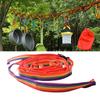 Camping Lagerung Lanyard Einstellbare Länge Schnalle Design Campingplatz Lagerung Strap mit Lagerung Tasche für