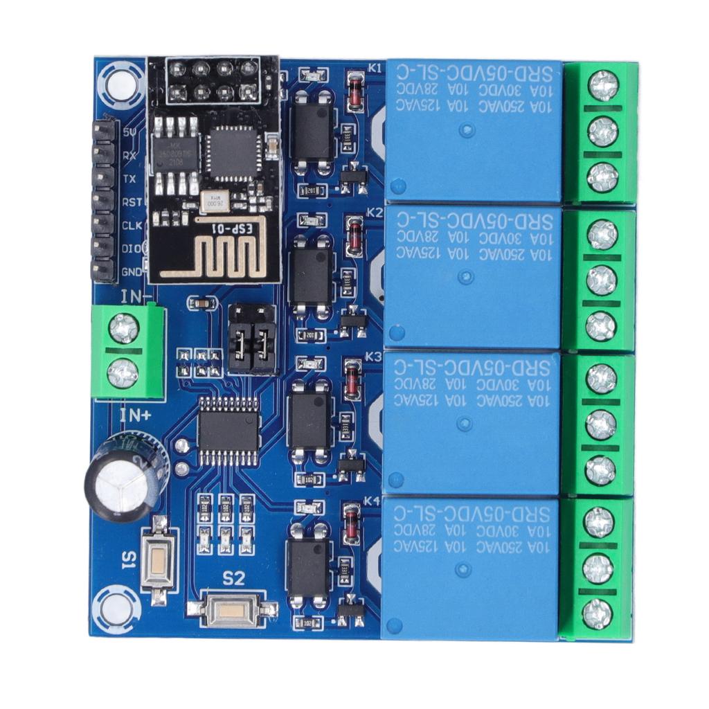 WiFi Relay Module 4 Channel Phone APP Remote Control   for Smart Home System  8266
