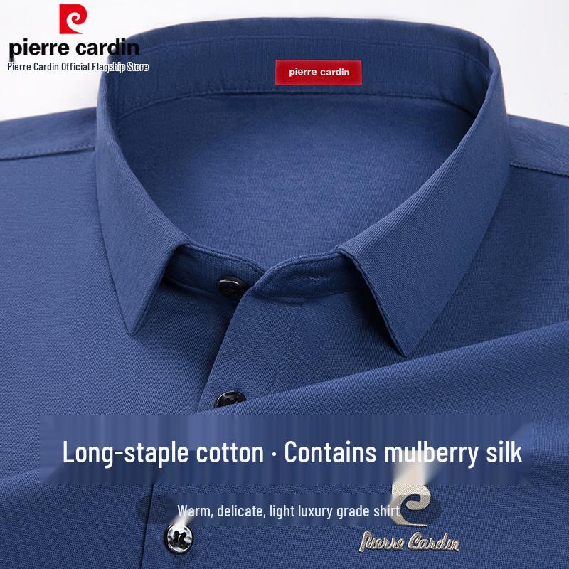 Pierre Cardin Men s Silk Blend Non-Iron Long Sleeve Shirt 54/2XL