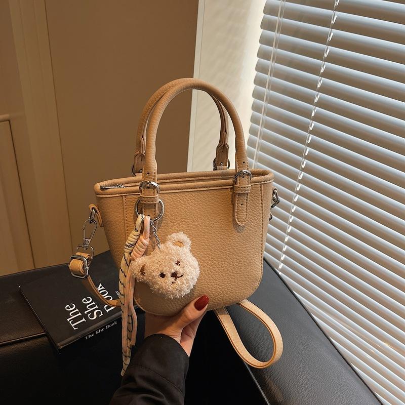 Premium Sense Simple Portable Small Bag Women's 2025 New Versatile Shoulder Bucket Bag Messenger Bag