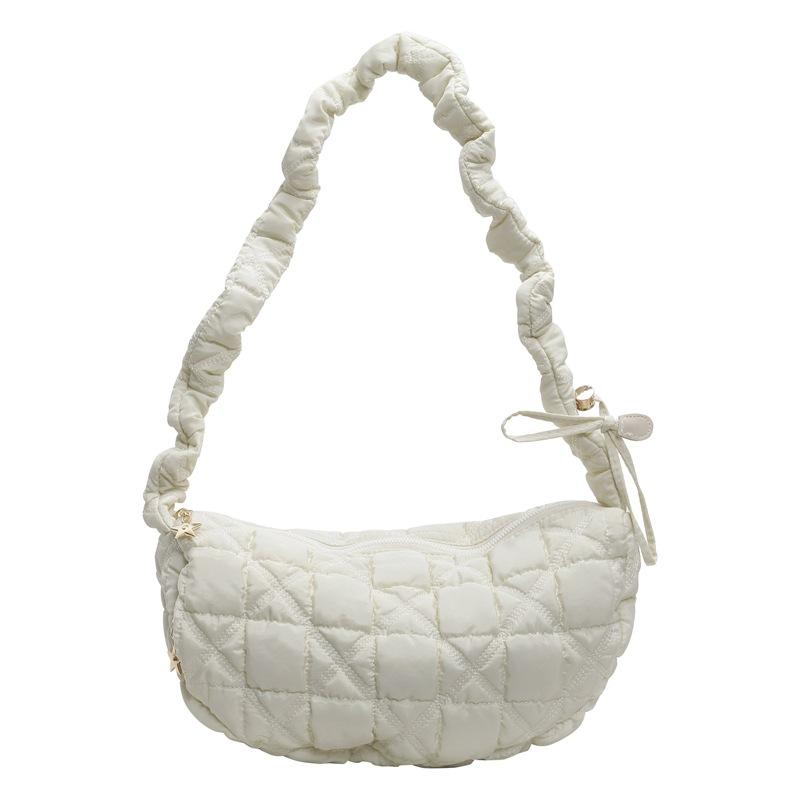 Fashion and lightweight pleated cloud bag women's autumn and winter new underarm shoulder bag trendy messenger dumpling bag