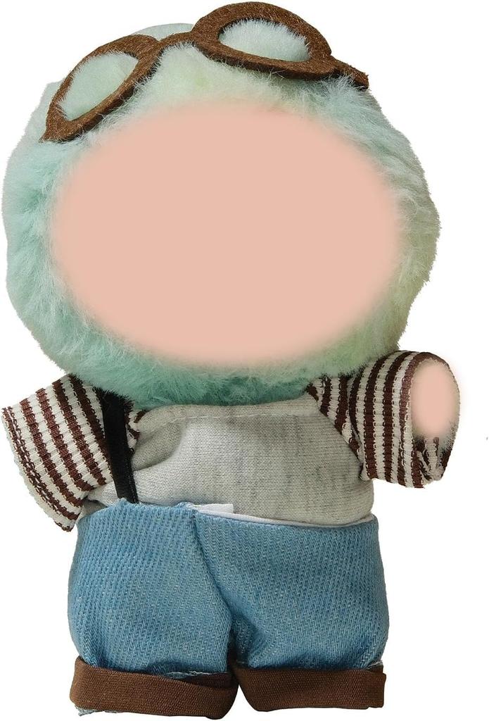 Ruokey Plush Clothes, Outfit Only, 15cm17cm Plush Doll Clothes, Cute Costume Dress-Up DIY Accessories, Doll Suit, Jumpsuit, Photo Path, Doll