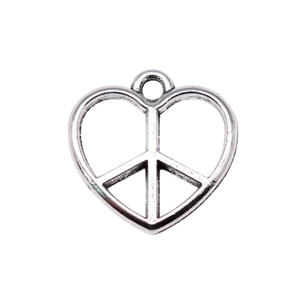 Pendants Peace Sign Charms Alloy Crafts For Hippie Themed Jewelry Making
