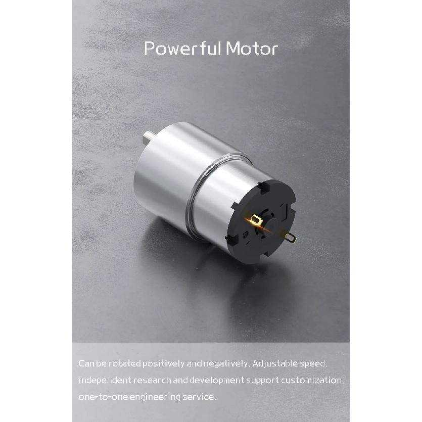 JGB37-520 Miniature High Torque Gearbox 6V/12V/24V 7RPM~960RPM High Power Micro Speed Reversible Electric Gear DC Brush Motor