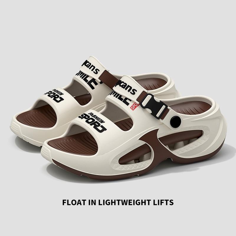 Sandals and Slippers Men's Summer Wear Non-slip Driving Dual-use Large Size Slippers Outdoor Sports and Leisure Beach Shoes Men