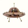 Creative Flying Saucer Disco Globe Ornament Light Reflection Color Mirror Ball Party Decoration Wedding Birthday Home Ornament