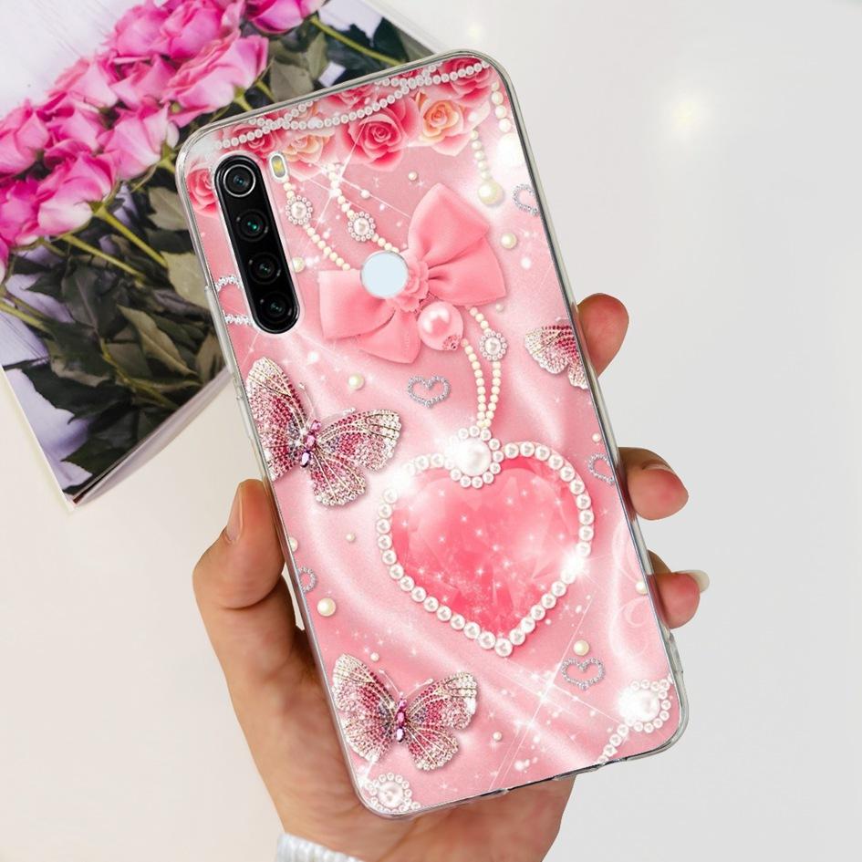 For Xiaomi Redmi Note 8 Case Cute Cartoon Soft Silicone Phone Cases For Xiaomi Redmi Note 8T 8 t Cover On Redmi Note8 Back Coque