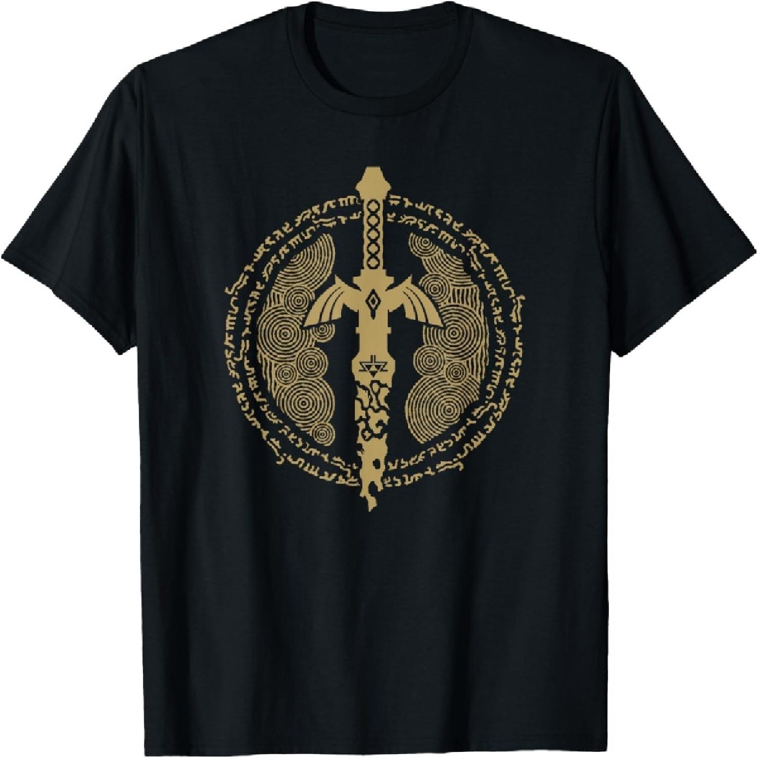 

The Legend of Zelda Tears Of The Kingdom Master Sword Logo T-Shirt XXXXXL різнокольоровий