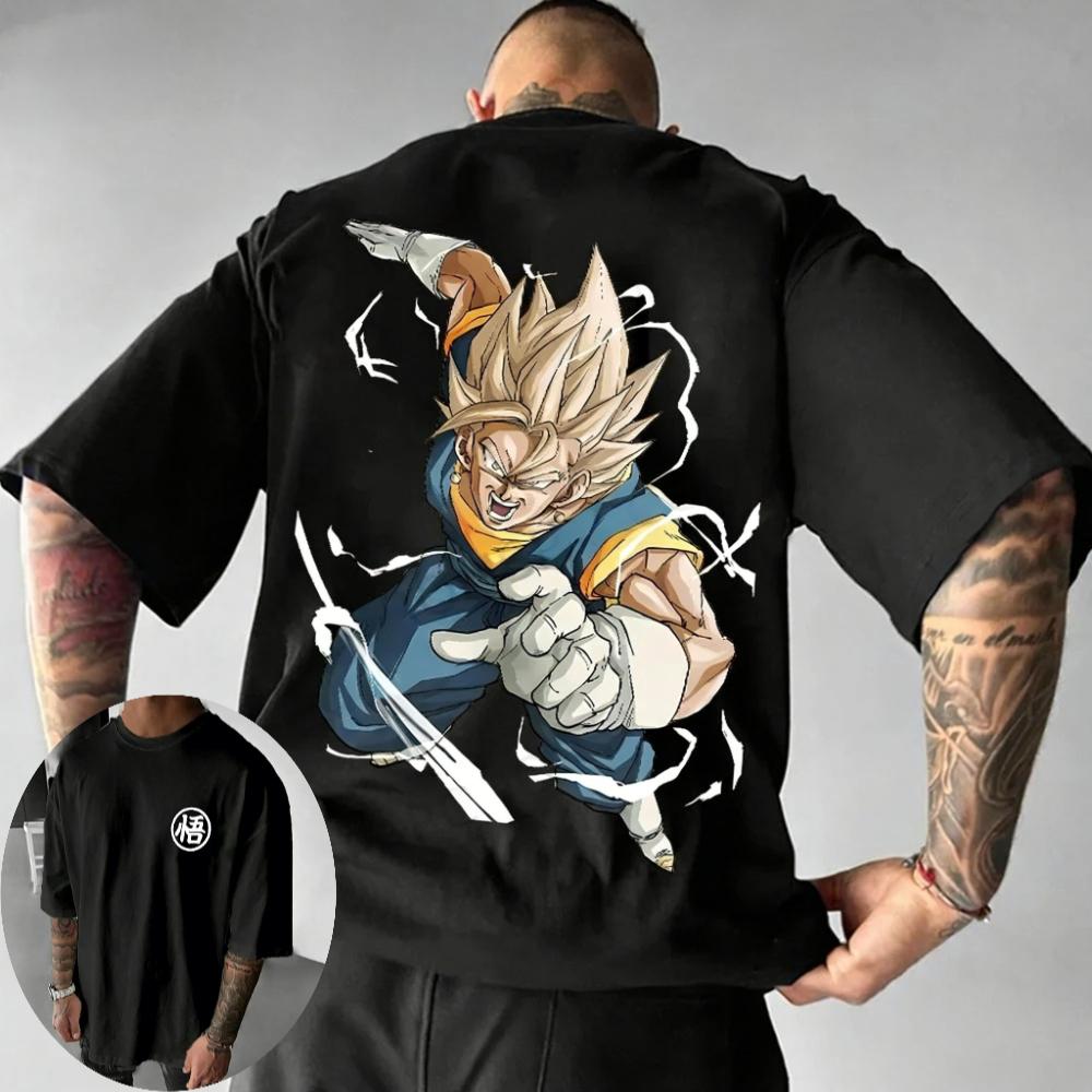 

Dragon Ball Men s and Women s T-shirt Vegito Anime T-shirt Short Sleeve XS
