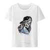 Vintage Chicano Gangster Girl Graphic Tshirts Breathable Print Creative Koszulki Cool Camiseta Hombre Roupas Masculinas Casual