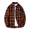 Männer Hemd Plaid Lose Straße Langarm Casual Shirt Schwarz Übergroßen Weiche Hemd Frühling Herbst