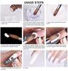 kads 25g/120g Pink Clear White Translucent Nail Art Acrylic Powder Carving Extension French Nail Crystal Polymer Powder