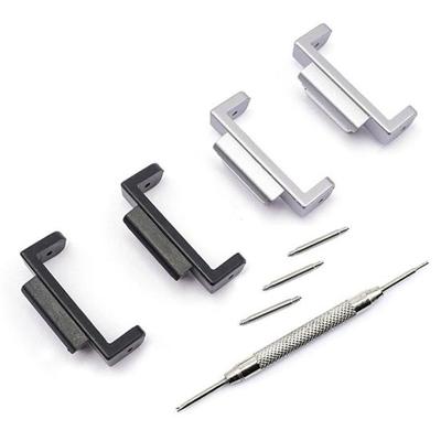 1 Pair Watch Band Connector Durable Replacement with Tools Watch Strap Connection Adapter Compatible for Casio GA-110/DW-5600/DW-6900/GW-6900