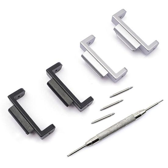 1 Çift Saat Kayışı Konnektörü Dayanıklı Değiştirme Aletli Saat Kayışı Bağlantı Adaptörü Casio GA-110/DW-5600/DW-6900/GW-6900 ile Uyumlu