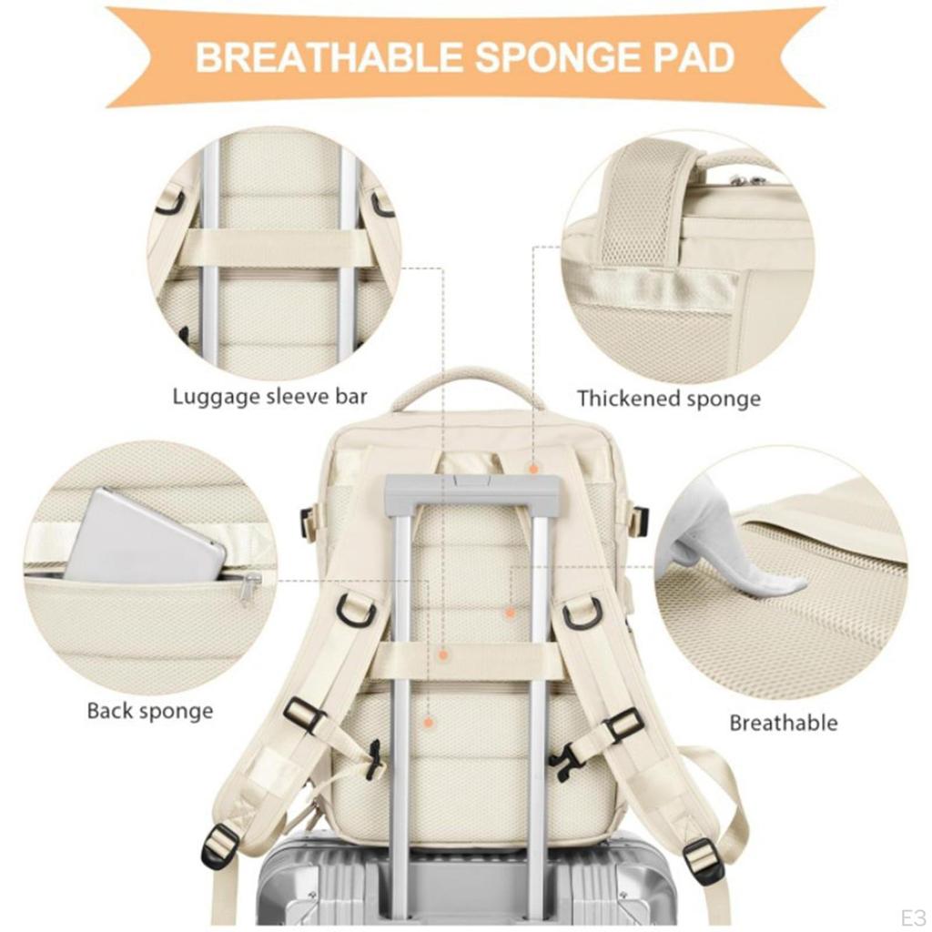 Business Backpack Travel Daypack Large Luggage Bag Ruscksack for Men Women Everyday