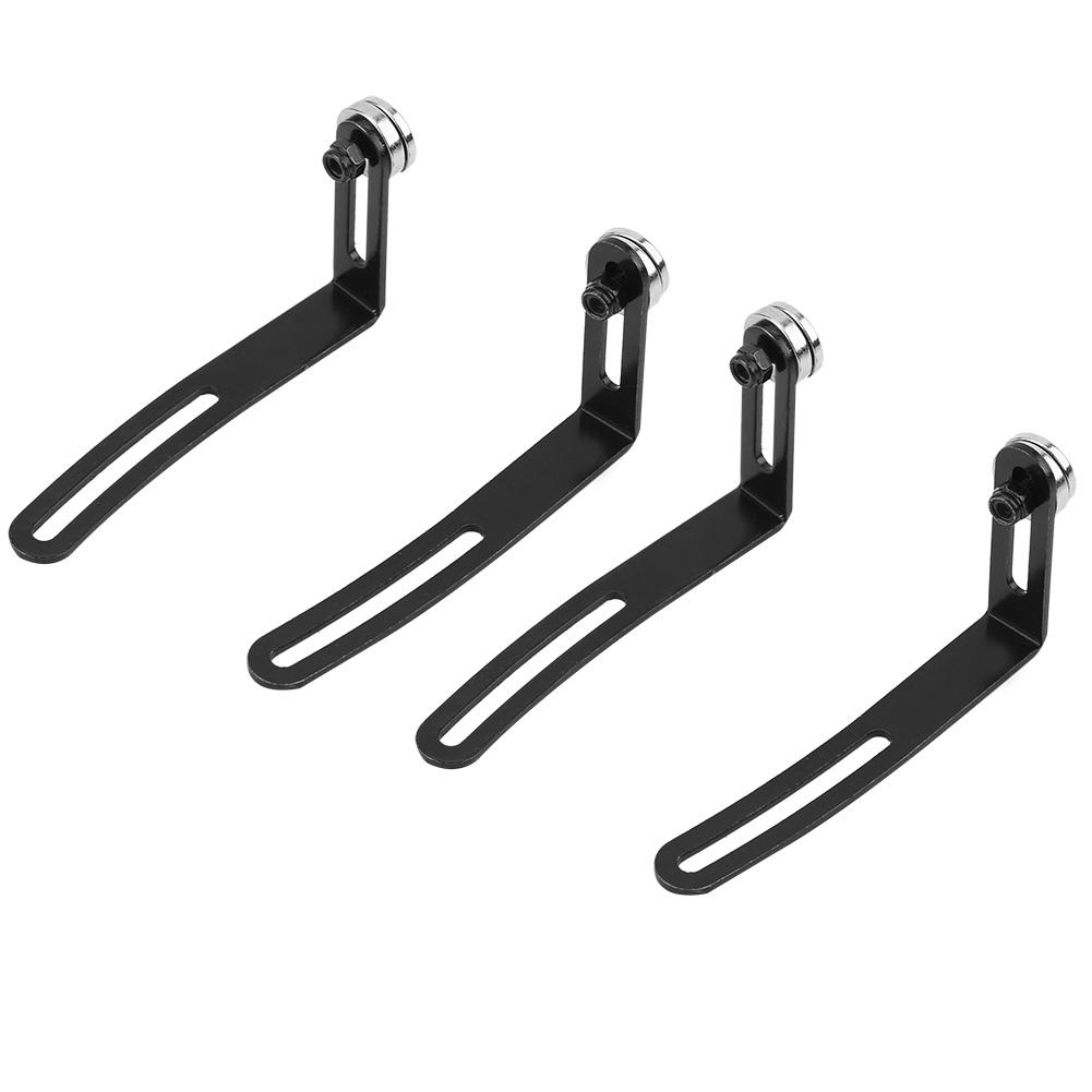 4Pcs Car Shell Body Mount L Bracket With Magnet for Axial SCX10 1 10 Scale RC Crawler