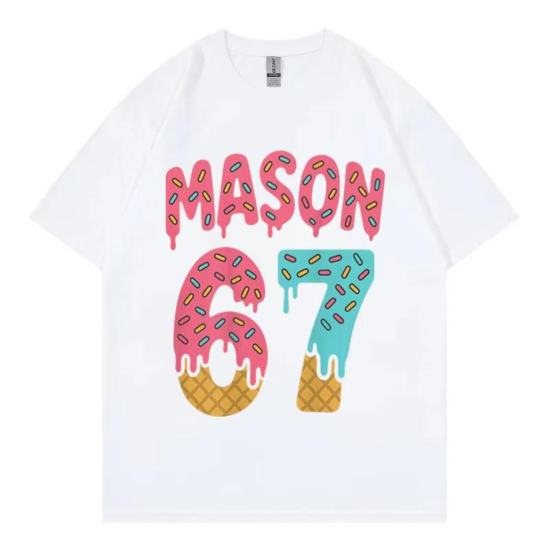 Funny Ice Cream Meme T Shirt Fashion Y2k Clothing Short Sleeve T-shirts High Quality Cotton Oversized T-shirts Unisex Streetwear