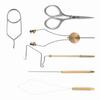 Fly Tying Tools Combo Kit Whip Finisher Bobbin Holder Bodkin Bobbin Threader for Fishing Lures