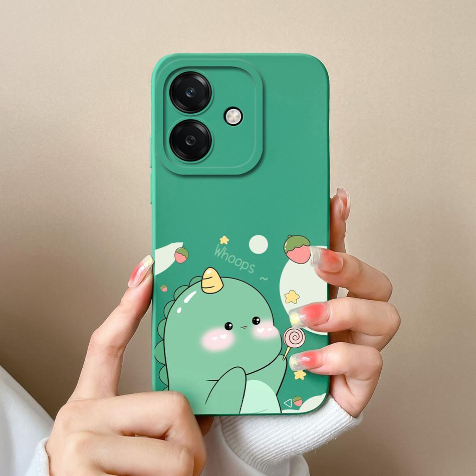 Cute Cases For Oppo A40 A40m A60 Back Cover High Quality Liquid Silicone Full Protection Soft Funda For OppoA40 OppoA60 Housing