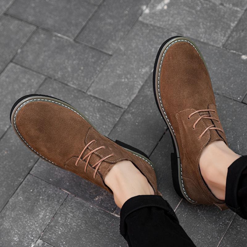 Fashion Casual Business Men's Shoes Fashionable Classic Retro Black Brown Leisure Outdoor Party Daily office adult flat shoes New