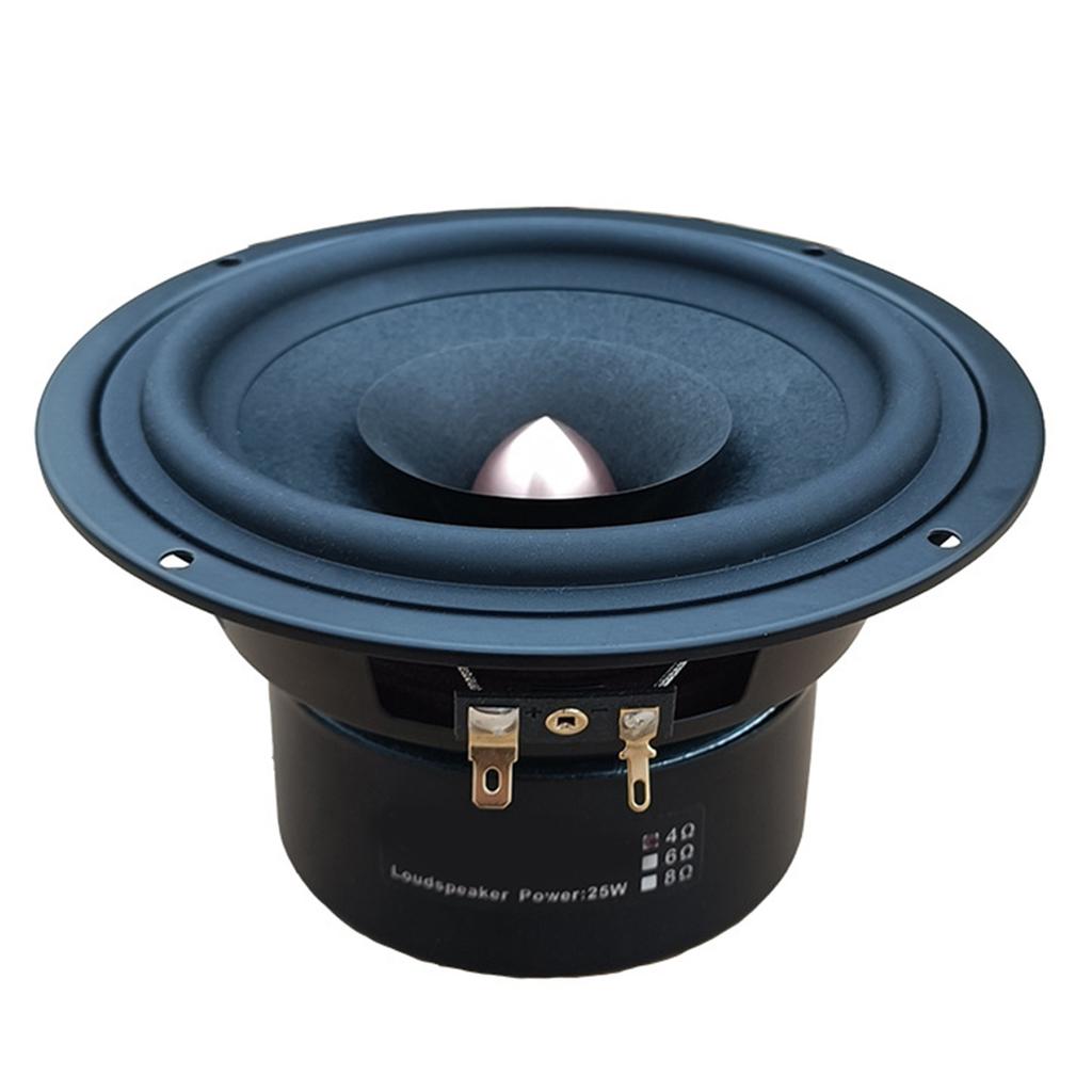 Powerful 5.25in Midrange Loudspeaker Woofers Perfect for Home Theater Systems High Fidelitys Sound Speakers Round/Square