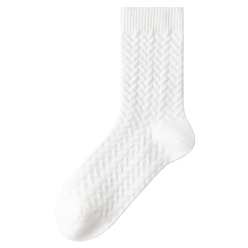 

Мужские бесшовные утолщенные длинные носки из чистого хлопка, зимние носки до середины икры, хлопковые антибактериальные и дезодорирующие хлопковые носки для зимы 1 pair