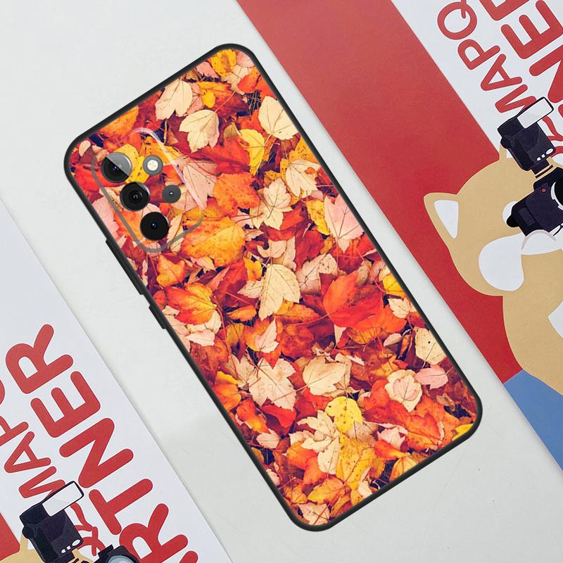 Autumn Leaves Case For Samsung Galaxy A34 A54 A14 A56 A36 A16 A06 A13 A53 A12 A22 A32 A52 A35 A17 A15 A55