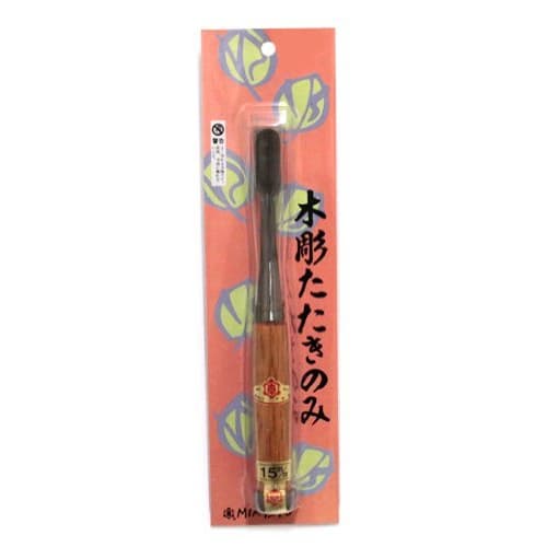 Akira Miki Wood Carving Chisel, Flat, 15mm