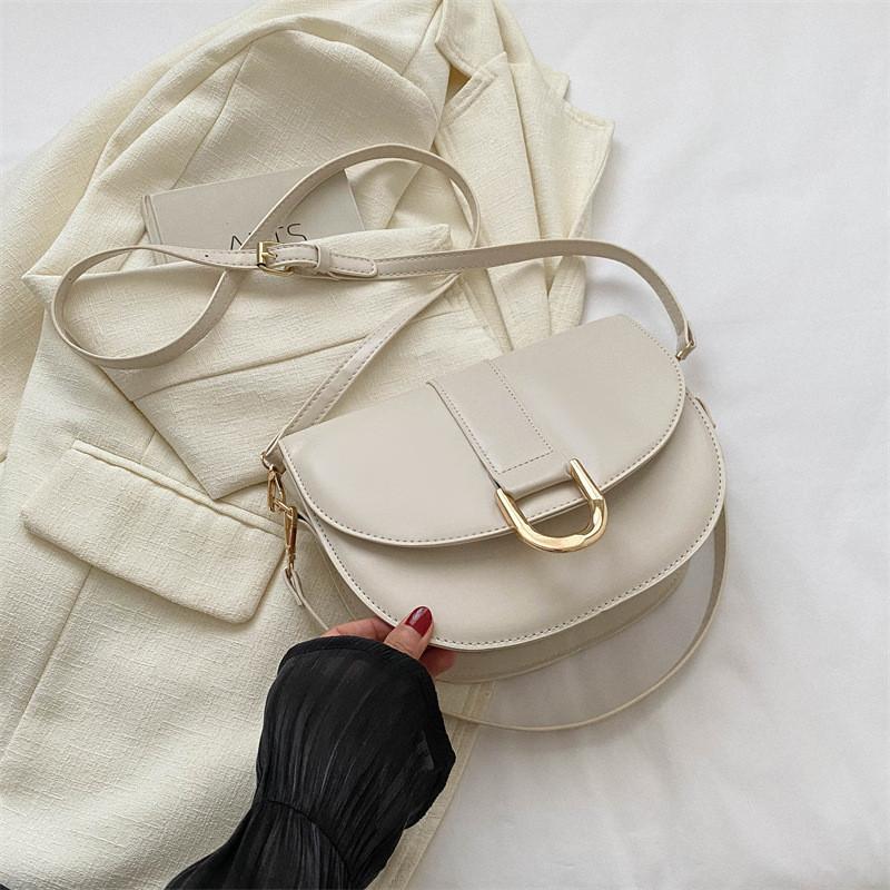 Trendy Pu Leather Saddle Bag For Women In Multiple Colors Perfect For Everyday Use