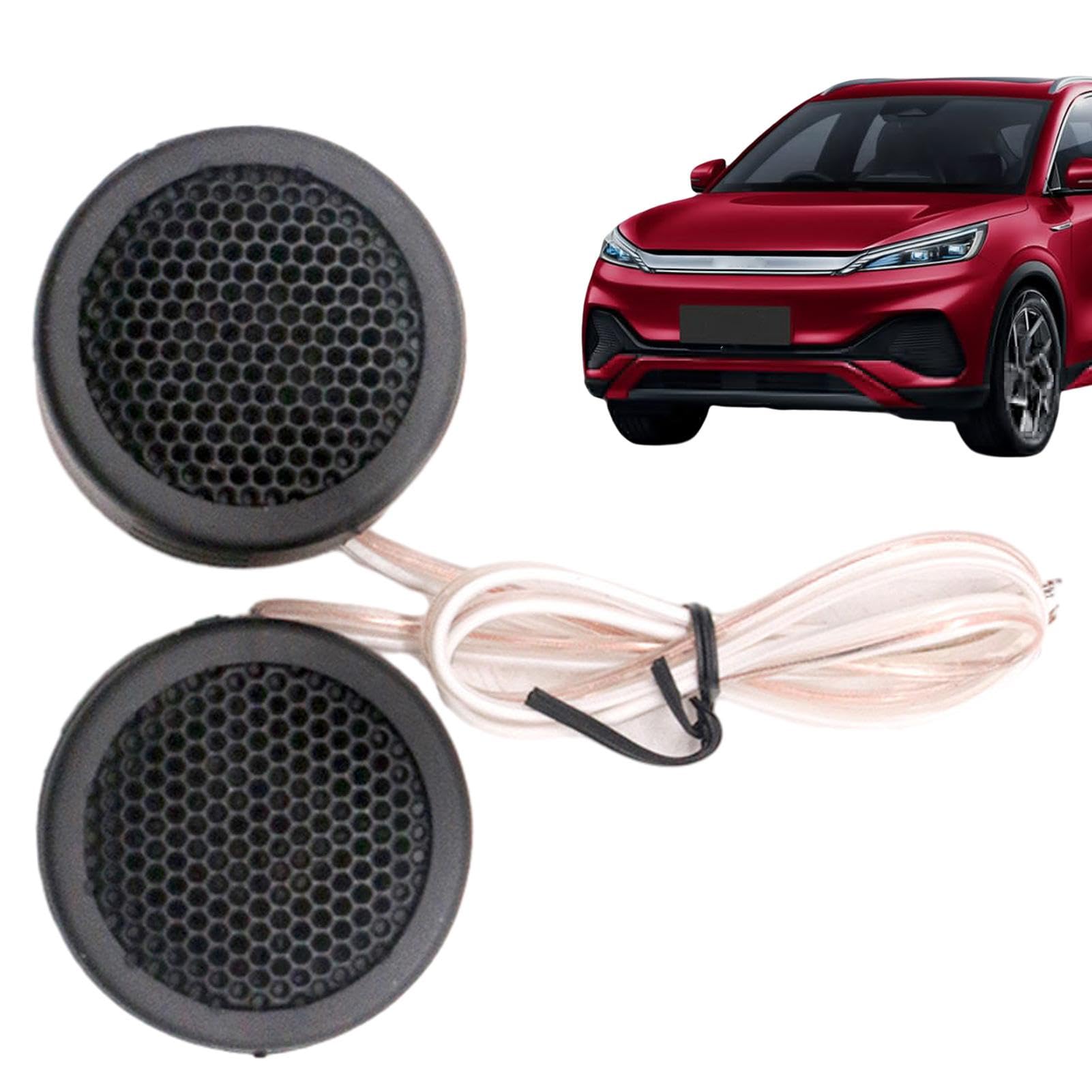 

Car Tweeter | High Efficiency Dome Speaker 500W - Auto Treble Horn Car, High Please refer to the description
