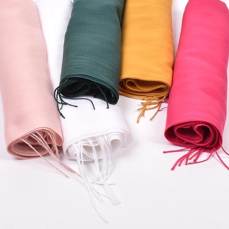 Solid Color Imitation Cashmere Scarf New Autumn Winter Solid Color Scarf for Both Men Women 100g Single Color Headscarf Shawl