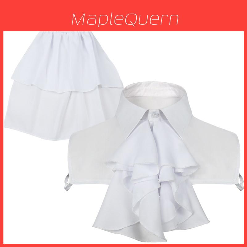 Vintage French Style White Lace False Collar For Men And Women