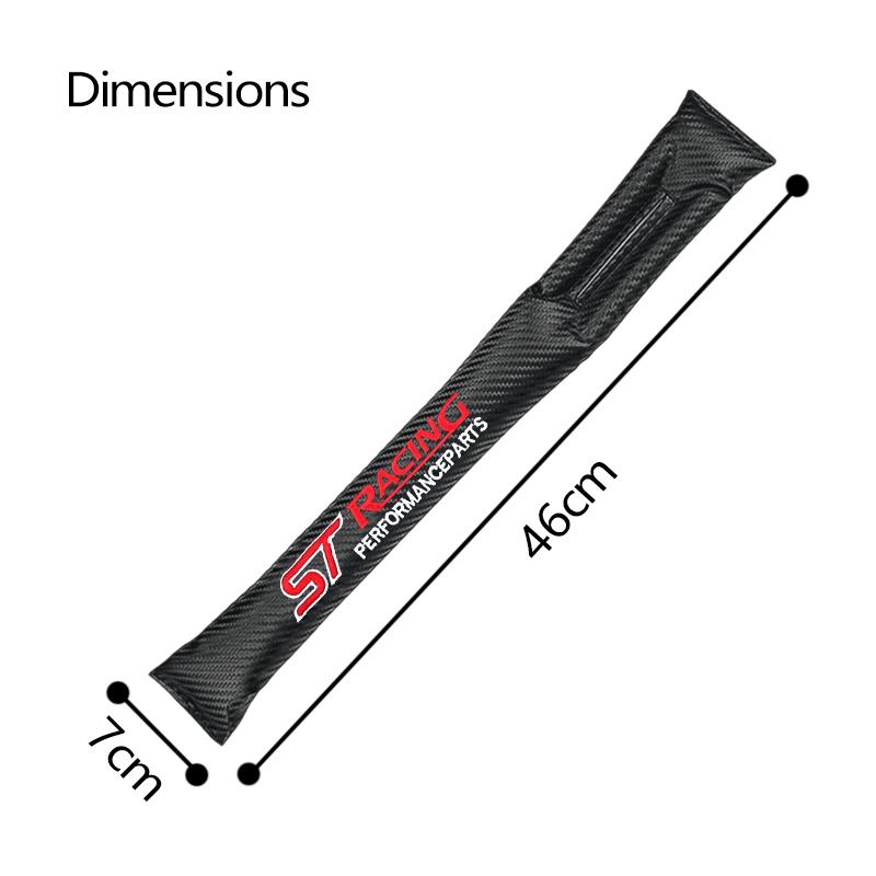 Car Interior Seat Gap Plug Anti-leak Strip Filling Pad For Ford Focus ST Mondeo Kuga Fiesta MK7 Escort Explorer Edge 2 4 MK2 MK4
