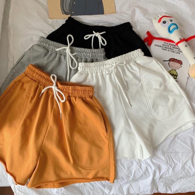 Zoki Cotton Women Sweat Shorts Loose 