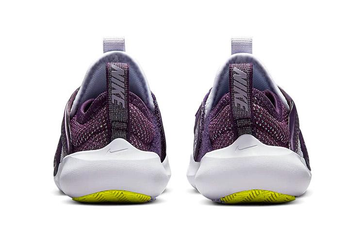 Nike Flex Advance Slip Resistant Cushioning Abrasion Resistant Low top Toddler Shoes White Purple Yellow CZ0189-500