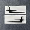 Mercedes-Benz New C-Class, E-Class, A-Class Rear Side Emblem & Angel Wings Sticker for E300L/C260L Long Version