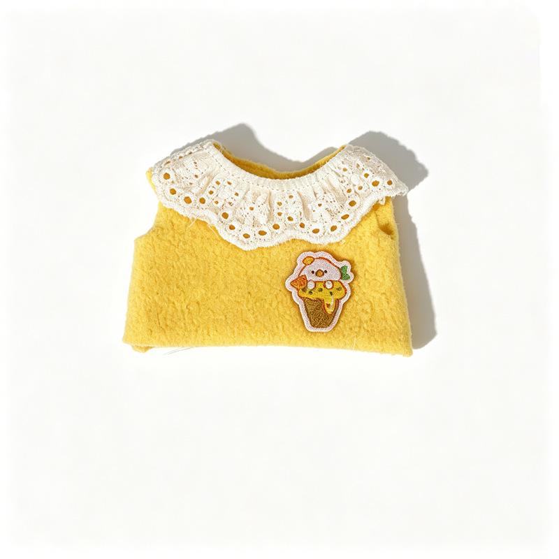 10cm Mini Doll Cotton T-Shirt - Trendy Short Sleeve Top Accessory