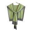 Striped Fake Collar Fiber Detachable Collar New Knitted Shawl  Unisex
